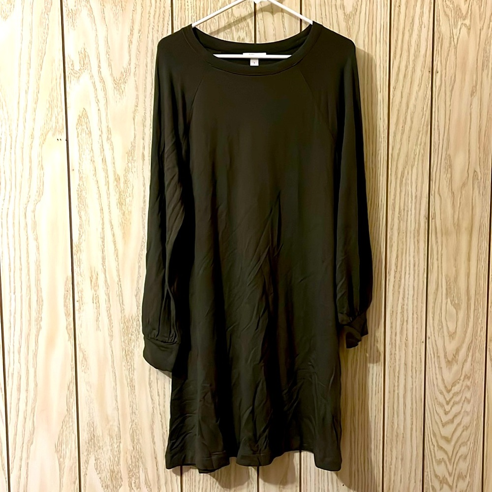 Womens long sleeve shirt dress size Medium
